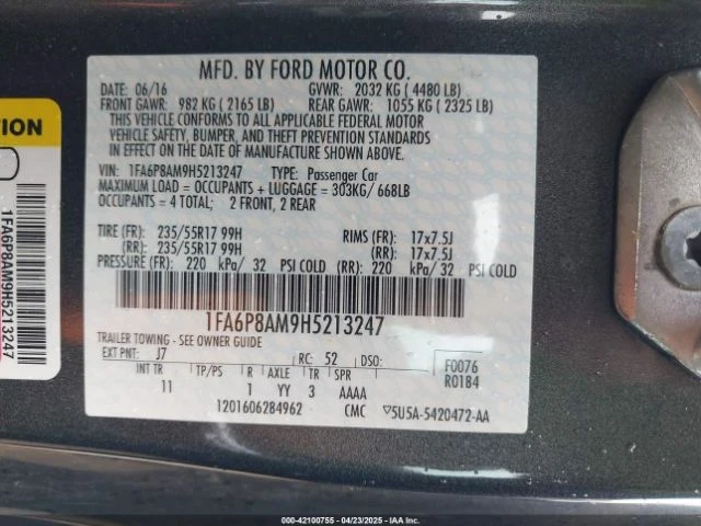 Ford Mustang - 23900 лв. - 94612402 | Car24.bg