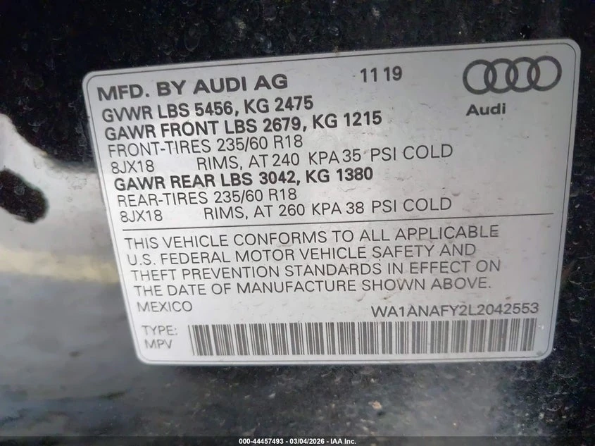 Audi Q5 2.0l Premium 45 Tfsi Quattro S Tronic, снимка 9 - Автомобили и джипове - 53972167