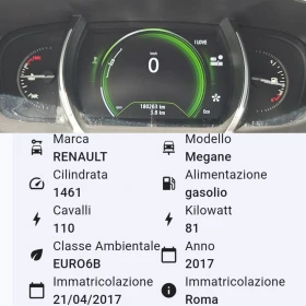 Renault Megane Energy Bose/1.5DCI/6ск/LED/NAVI/БЛУТУТ/EURO 6B/ТОП - 15700 лв. - 65894909 12