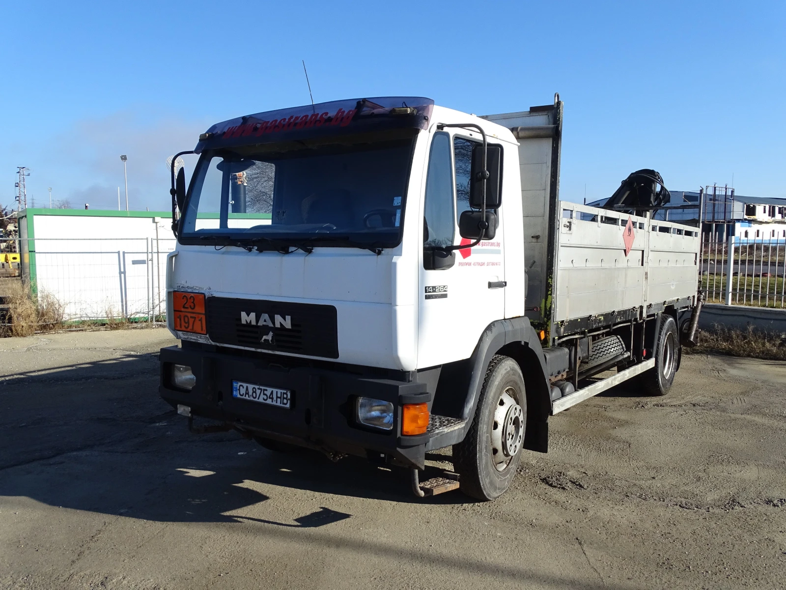 Man 14 264 * БОРДОВИ С КРАН* , снимка 3 - Камиони - 54604700