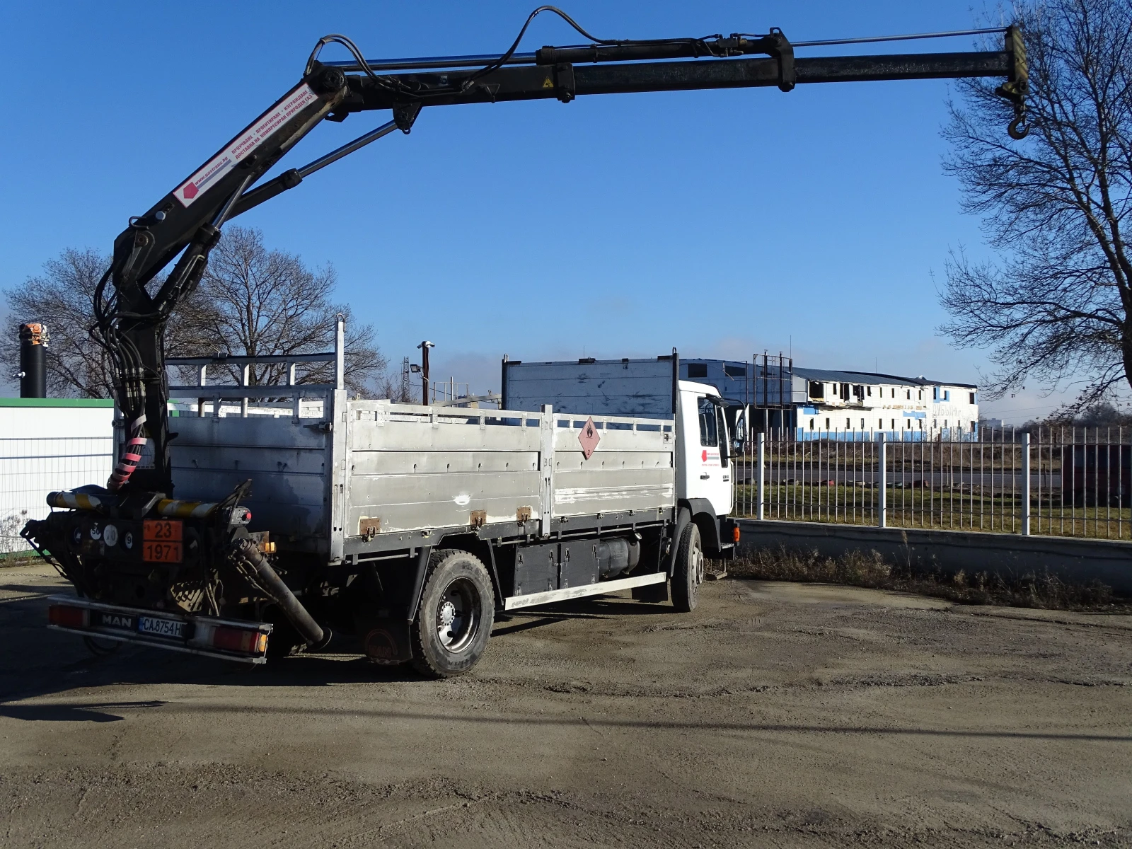 Man 14 264 * БОРДОВИ С КРАН* , снимка 4 - Камиони - 54604700