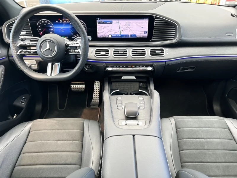 Mercedes-Benz GLE 350 de/AMG/FACELIFT/COUPE/PLUG-IN/BURM/PANO/360/NIGHT/, снимка 13 - Автомобили и джипове - 45191036