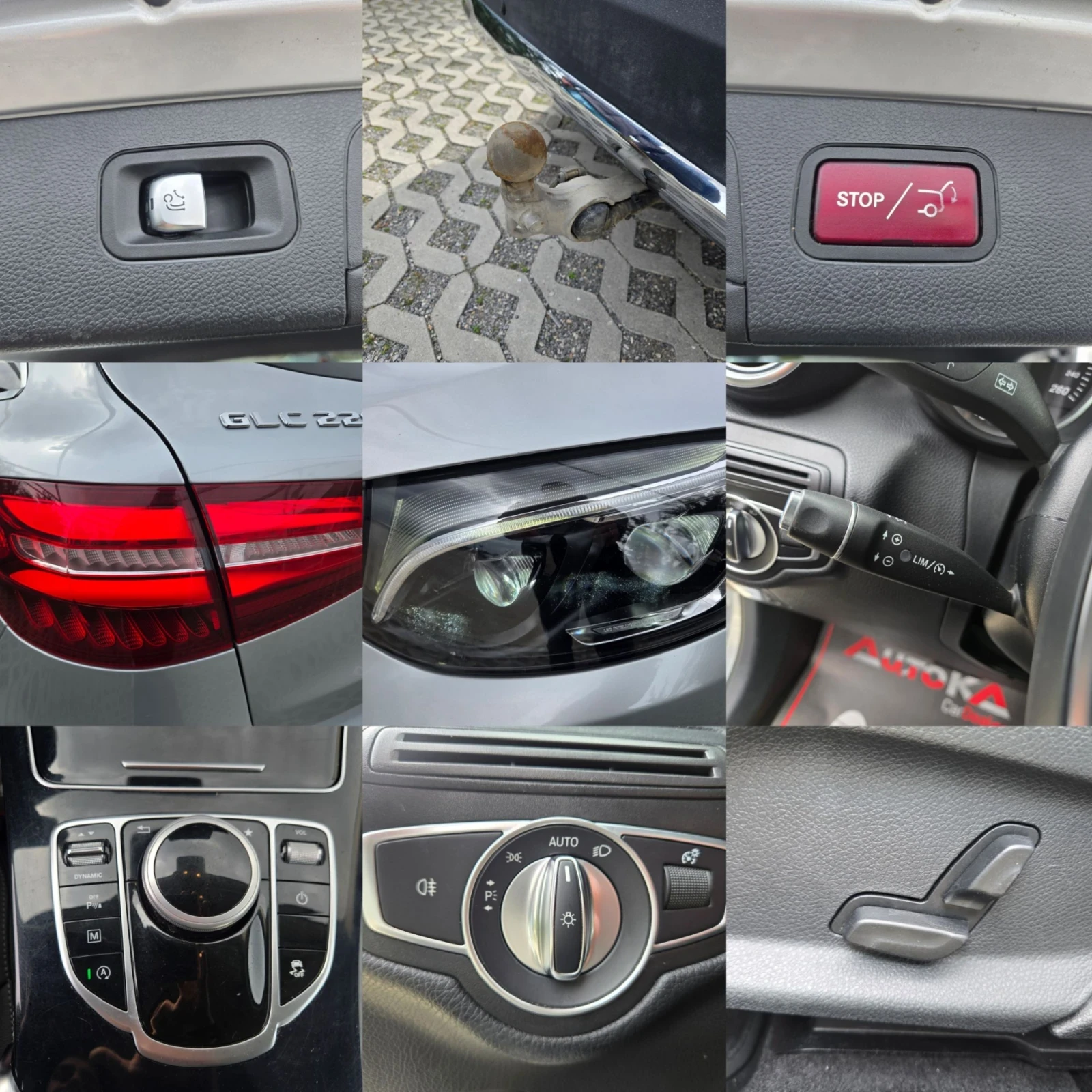 Mercedes-Benz GLC 220 2.2CDI-170кс= 152.000км= 9G= ПОДГРЕВ= OFFROAD PACK, снимка 17 - Автомобили и джипове - 53910762
