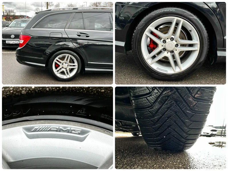 Mercedes-Benz C 220 2.2CDI 170HP AMG PANO NAVI КОЖА, снимка 17 - Автомобили и джипове - 53392968
