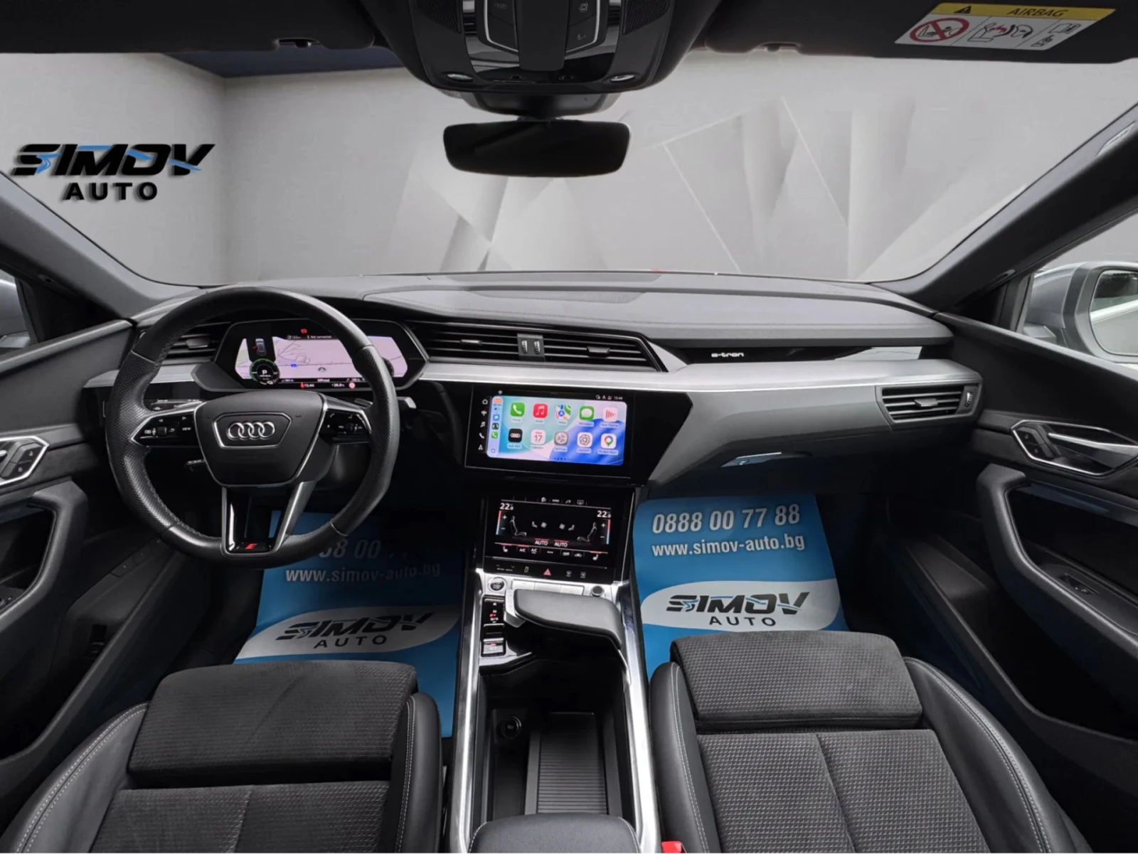 Audi E-Tron 55 SPORTBACK S-LINE 95KWH 408КС. КАМЕРИ 360 КОЖА, снимка 11 - Автомобили и джипове - 54944697