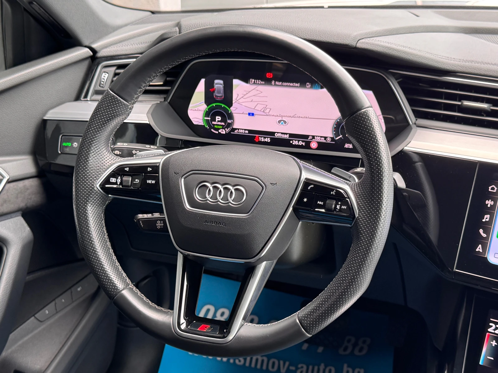 Audi E-Tron 55 SPORTBACK S-LINE 95KWH 408КС. КАМЕРИ 360 КОЖА, снимка 13 - Автомобили и джипове - 54944697