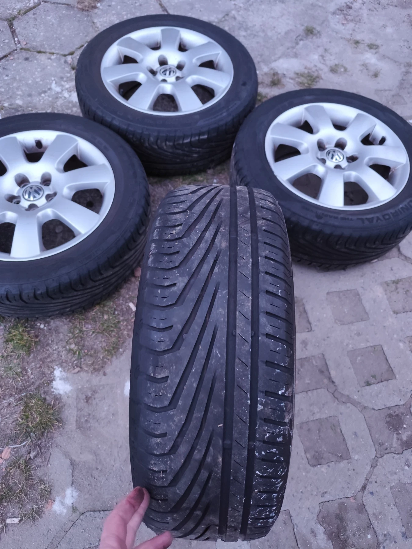 VW Golf 16 цола джанти с гуми , снимка 4 - Автомобили и джипове - 53924562