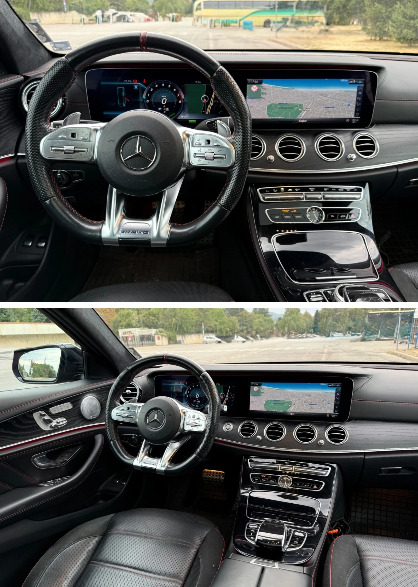 Mercedes-Benz E 53 AMG Turbo 4matic+ LED Ambient HUD Panorama Burmeister, снимка 12 - Автомобили и джипове - 56061986