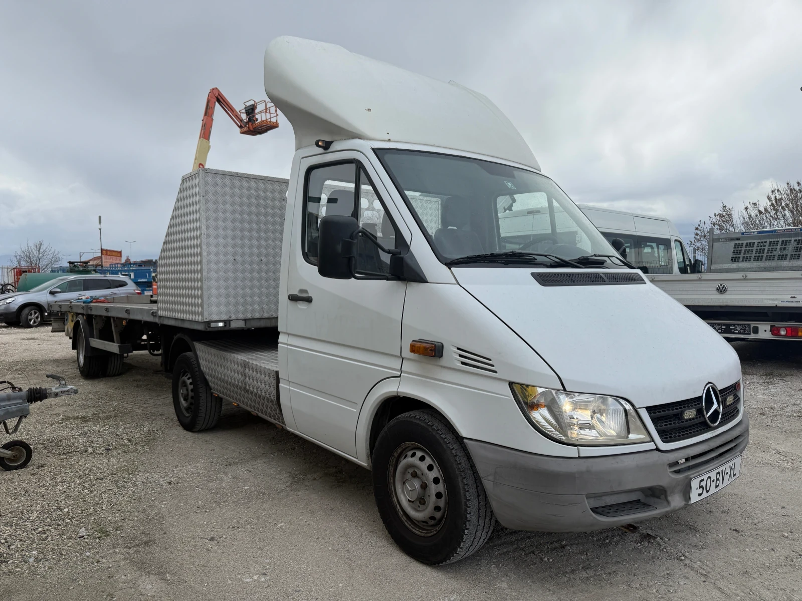 Mercedes-Benz Sprinter 316 ВЛЕКАЧ С РЕМЪРКЕ ЗА АВТОМОБИЛИ И СТРОИТЕЛНА ТЕХН. - изображение 3