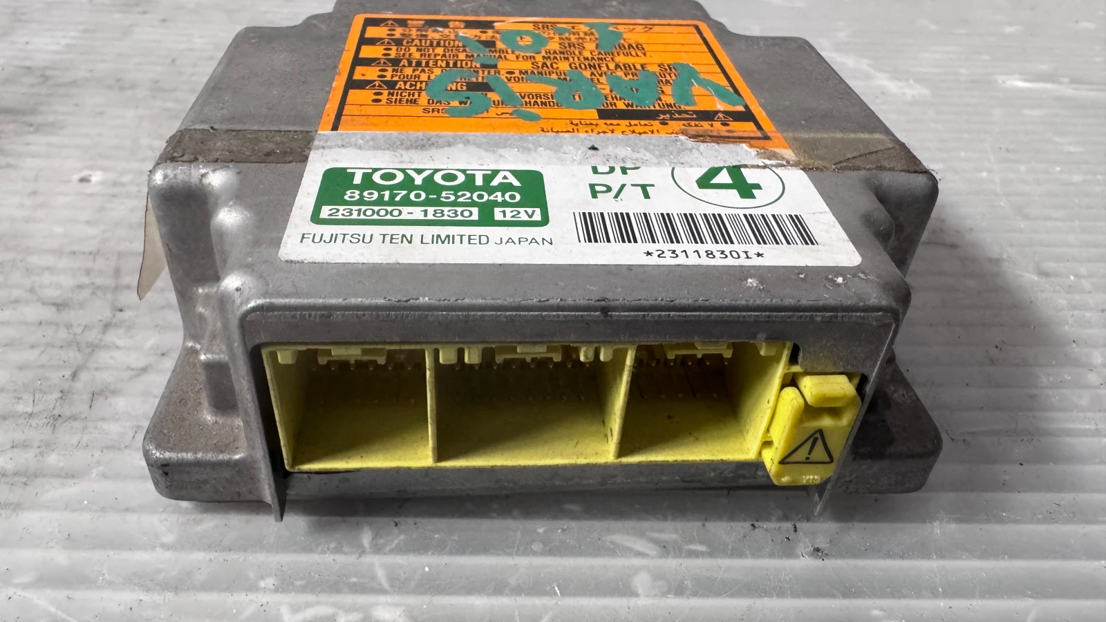 Airbag  /  /  a Toyota Yaris - 89170-52040 / 231000-1830 | Mobile.bg   2