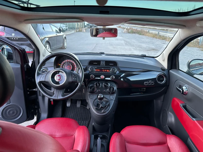 Fiat 500 128.635km-TOP-PANORAMA-KOJA-EURO-5A-NEW, снимка 14 - Автомобили и джипове - 47920983