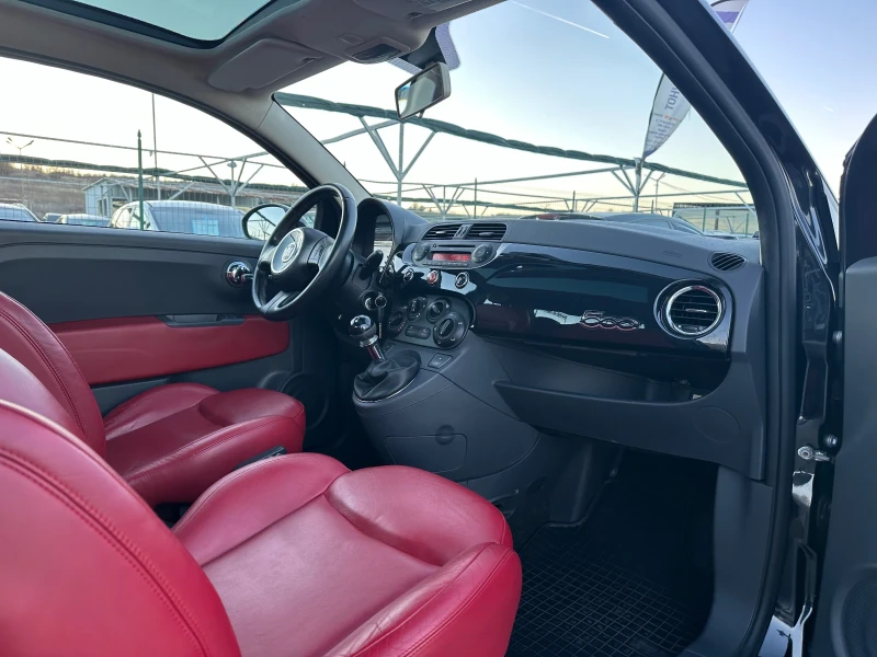 Fiat 500 128.635km-TOP-PANORAMA-KOJA-EURO-5A-NEW, снимка 15 - Автомобили и джипове - 47920983