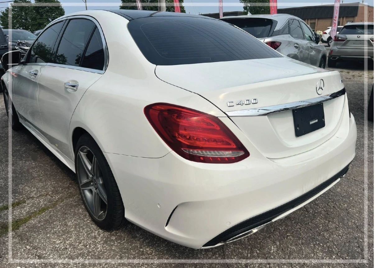 Mercedes-Benz C 400 AMG * 4MATIC * ЧЕРВЕН САЛОН * ПАНОРАМА * , снимка 4 - Автомобили и джипове - 55409697