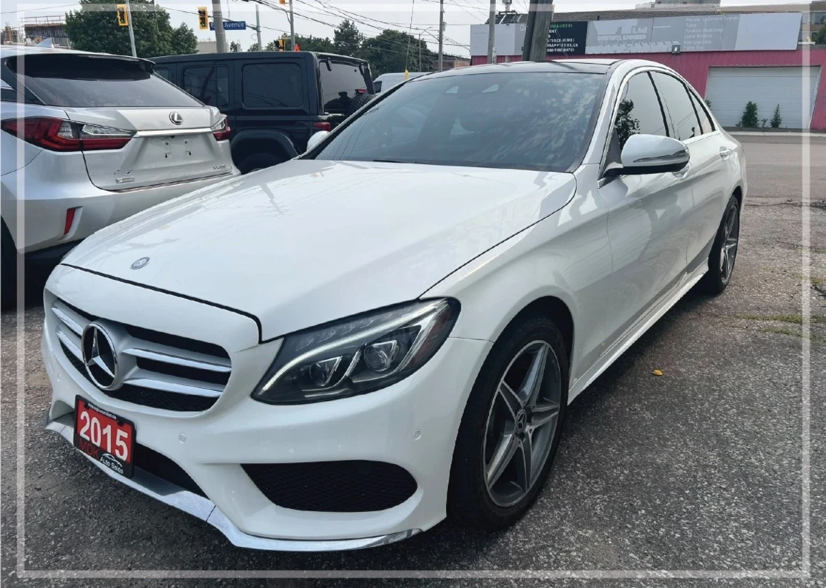 Mercedes-Benz C 400 AMG * 4MATIC * ЧЕРВЕН САЛОН * ПАНОРАМА * , снимка 3 - Автомобили и джипове - 55409697
