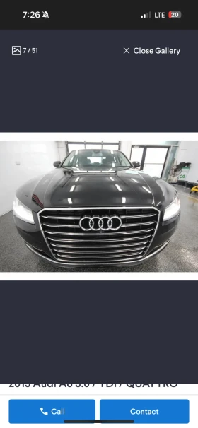 Audi A8 66000km, QUATTRO, 3.0 TDI - 56500 лв. - 96156995 2