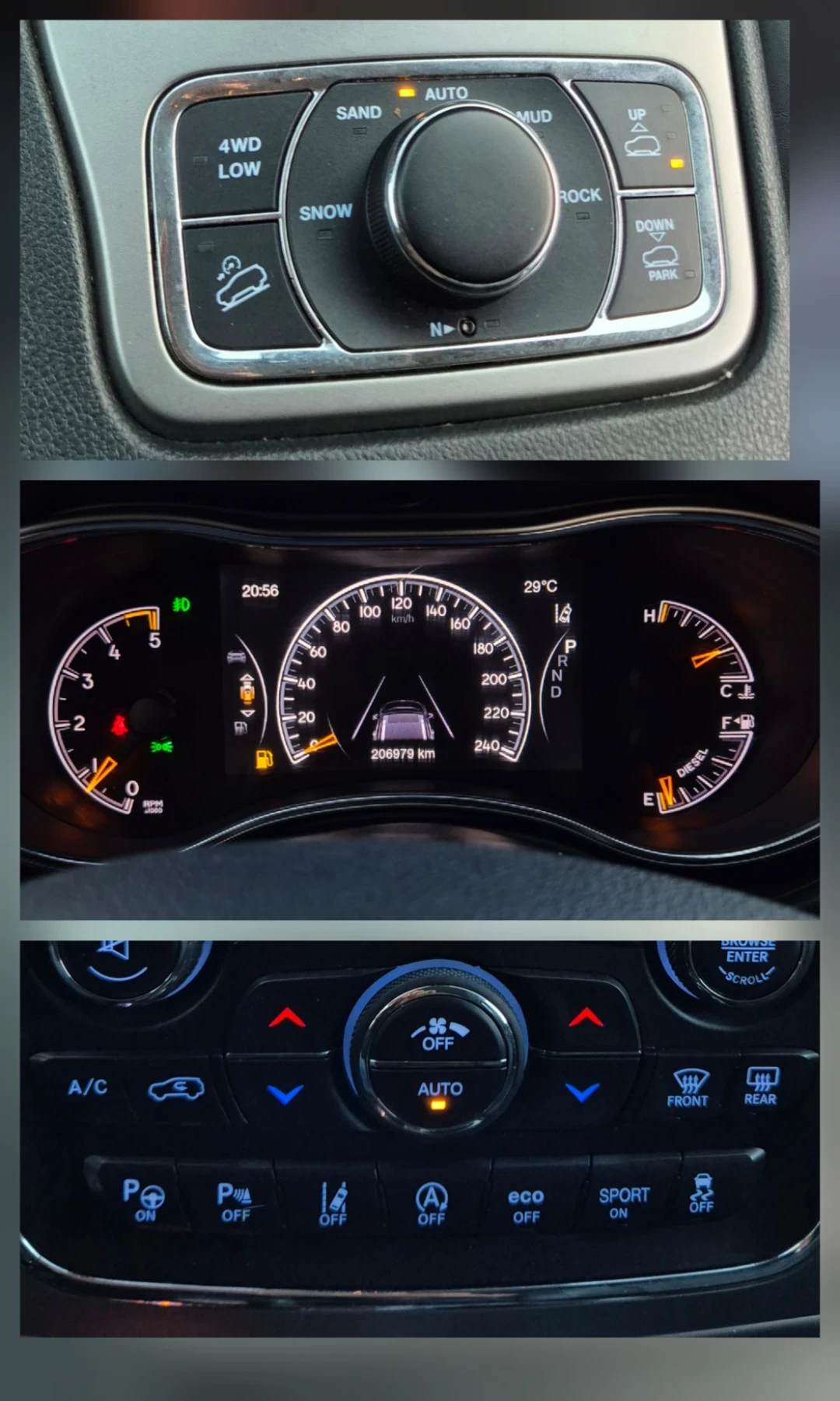 Jeep Grand cherokee 3.0CRD* SUMMIT* ОБДУХВАНЕ* ПАНОРАМА, снимка 13 - Автомобили и джипове - 54457883