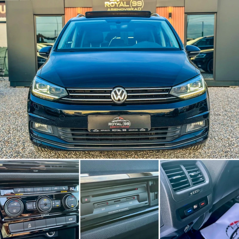 VW Touran 2.0 TDI ::190 КС:: DSG::7 МЕСТНА::DISTRONIK:CAMERA, снимка 14 - Автомобили и джипове - 52845783