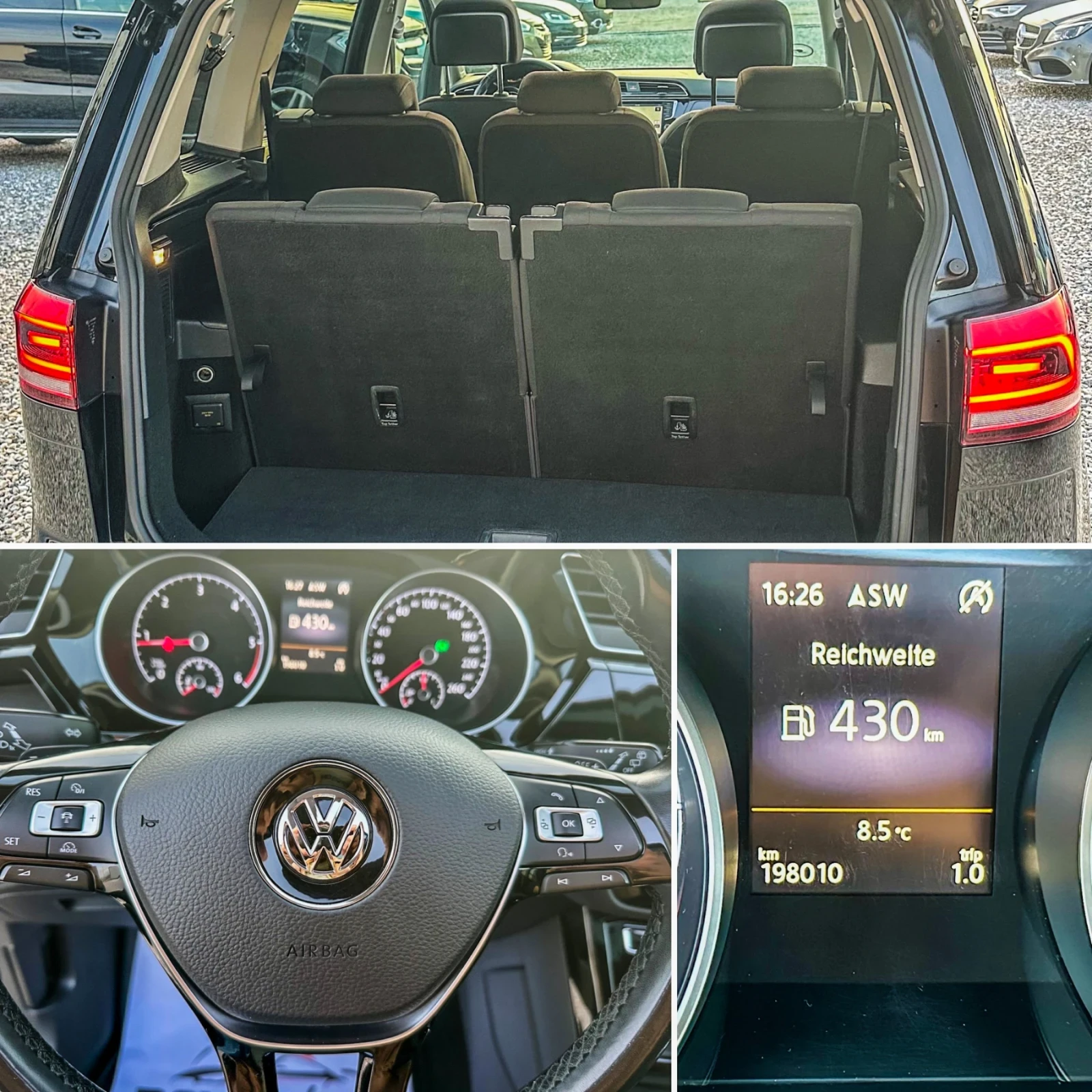 VW Touran 2.0 TDI ::190 ��:: DSG::7 ������::DISTRONIK:CAMERA | Mobile.bg � ����������� 17