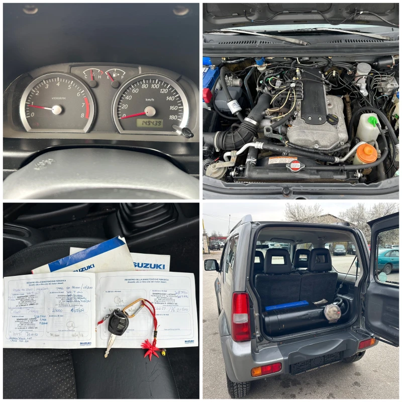 Suzuki Jimny 1.3i 4x4 ГАЗ Face Lift Италия, снимка 16 - Автомобили и джипове - 49469077