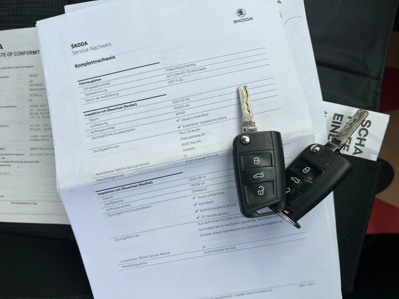 Skoda Octavia 2.0TDI 4x4/DSG/179526км./TMBLK7NE2J0160466/, снимка 17 - Автомобили и джипове - 52827143
