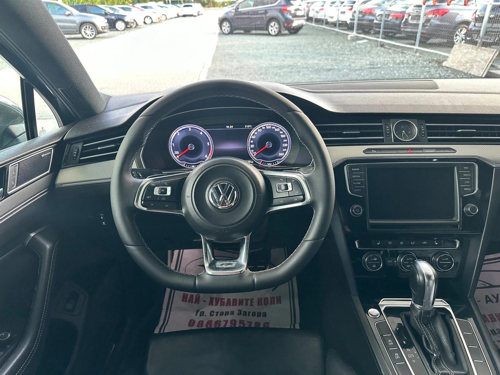 VW Passat R-Line, Camera, HeadUpDisplay, снимка 13 - Автомобили и джипове - 56150336