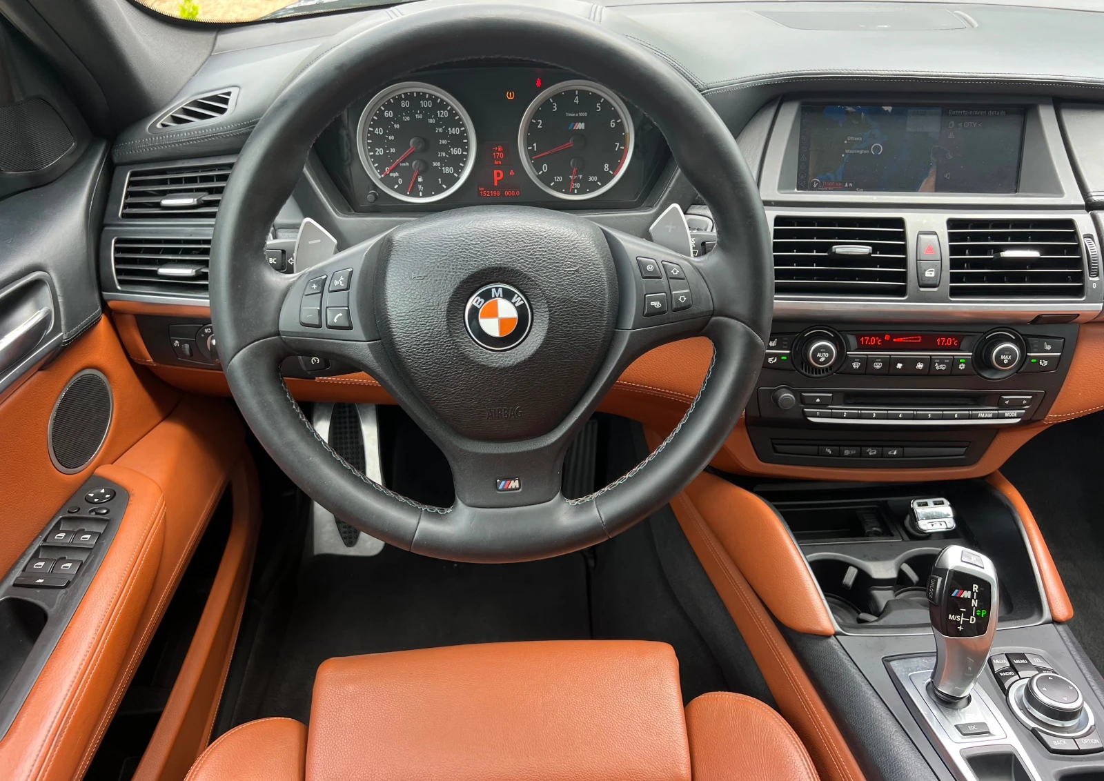BMW X6 M-POWER/M-PERFORMANCE/FACE/VAKUM/HEAD-UP/FULL/MAX, снимка 15 - Автомобили и джипове - 54693973