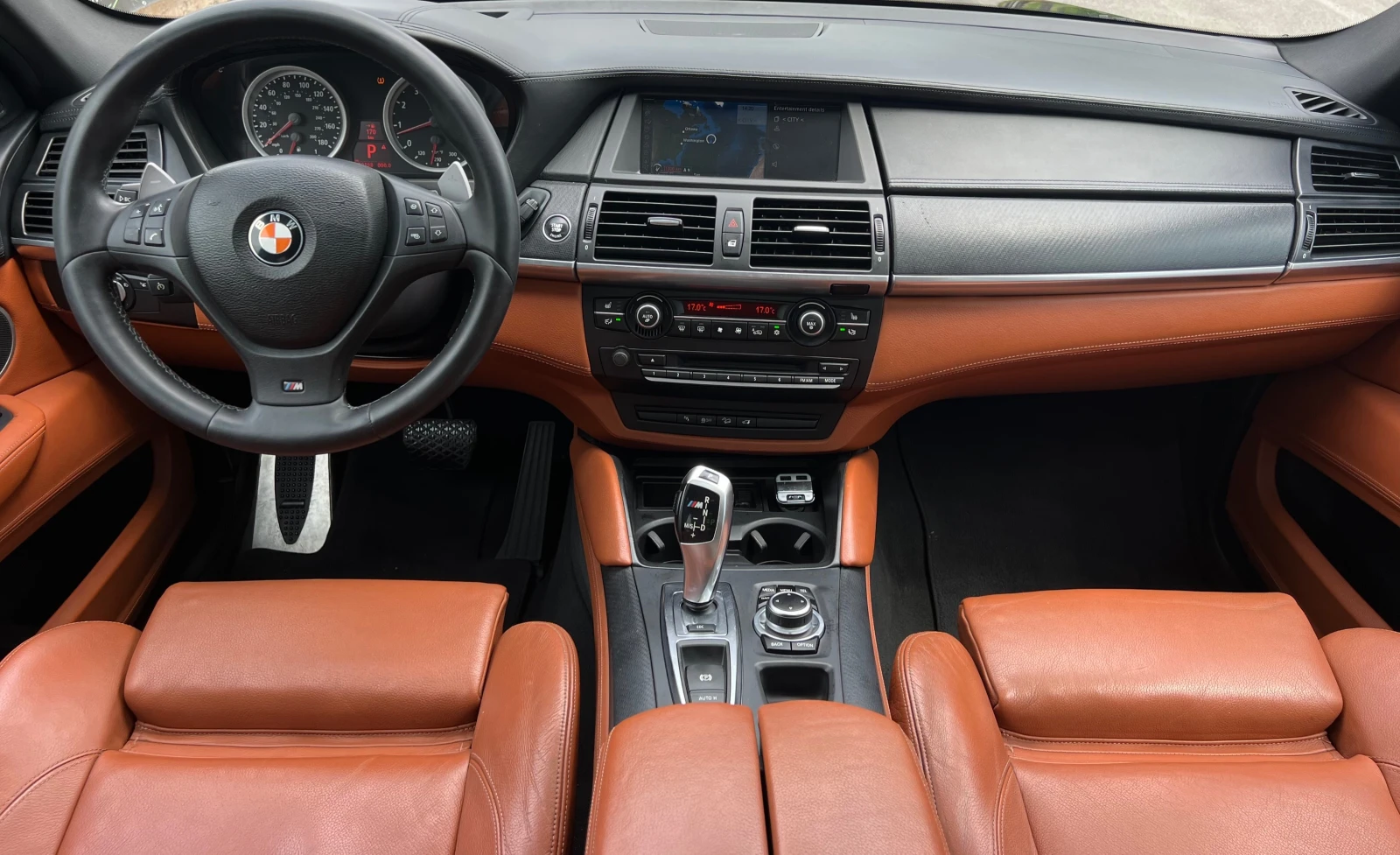 BMW X6 M-POWER/M-PERFORMANCE/FACE/VAKUM/HEAD-UP/FULL/MAX, снимка 14 - Автомобили и джипове - 54693973
