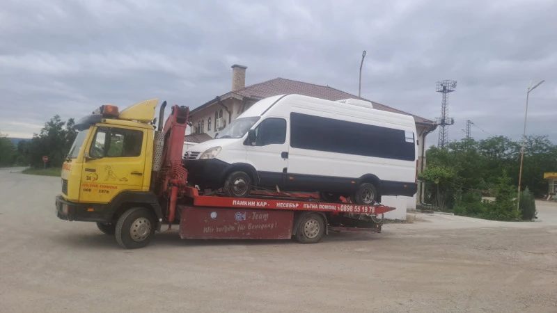 Mercedes-Benz 814 с кран, снимка 1 - Камиони - 49109803