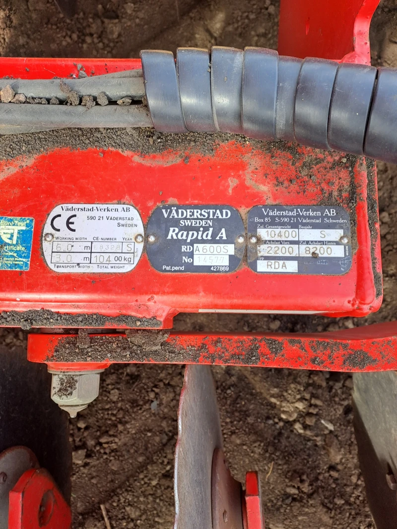 Сеялка Vaderstad Rapid A 600 S, снимка 2 - Селскостопанска техника - 47805269