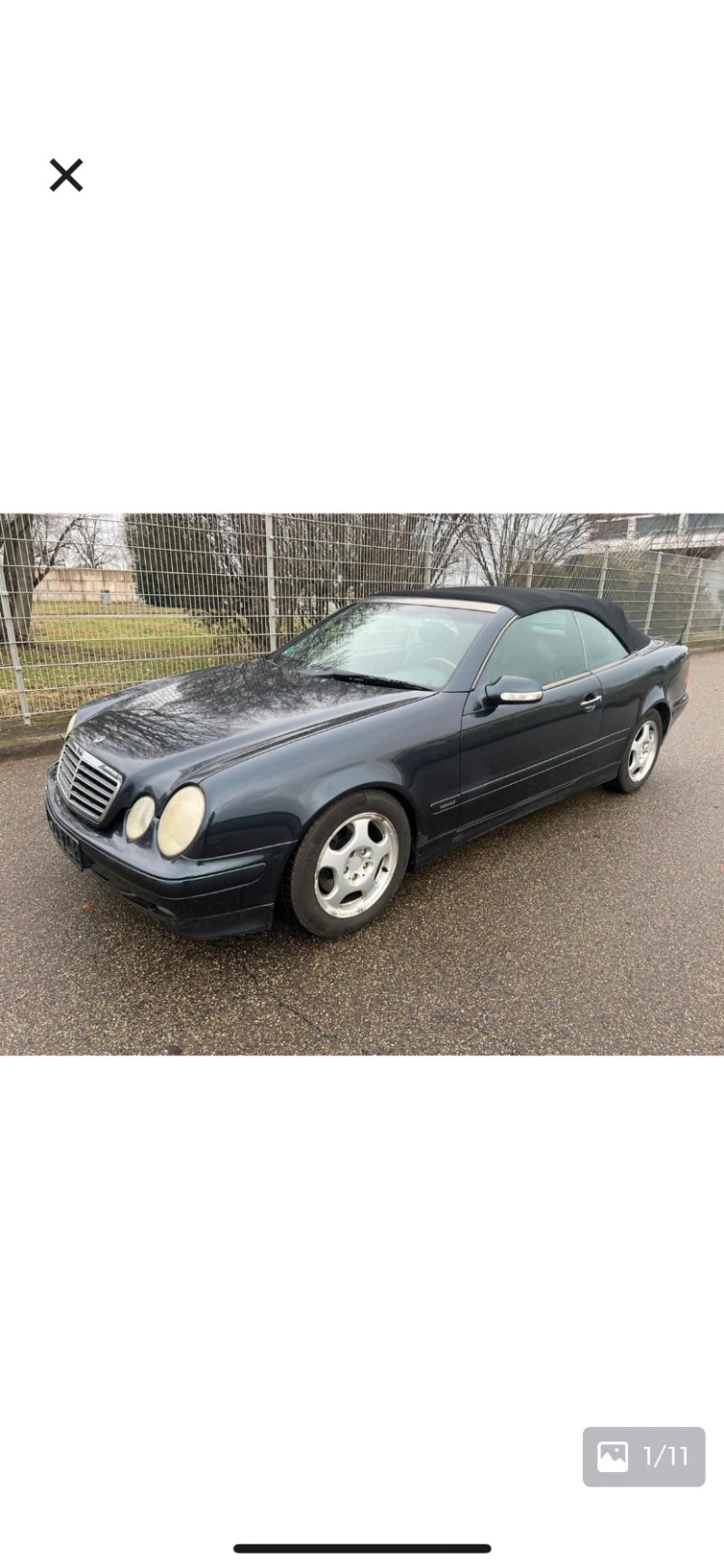 Mercedes-Benz CLK 230 Kompresor, Автомат, NAVI, Кабрио, Клима, Евро4, снимка 1 - Автомобили и джипове - 45239416