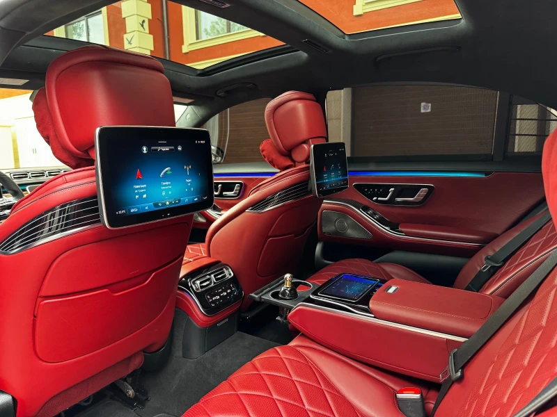 Mercedes-Benz S 580 L* 63EAMG* EXCLUSIVE* RED* DESIGNO* ЛИЗИНГ, снимка 13 - Автомобили и джипове - 46760112