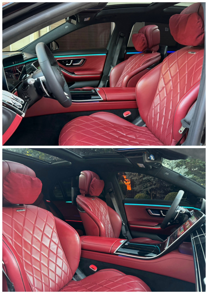 Mercedes-Benz S 580 L* 63EAMG* EXCLUSIVE* RED* DESIGNO* ЛИЗИНГ, снимка 10 - Автомобили и джипове - 46760112