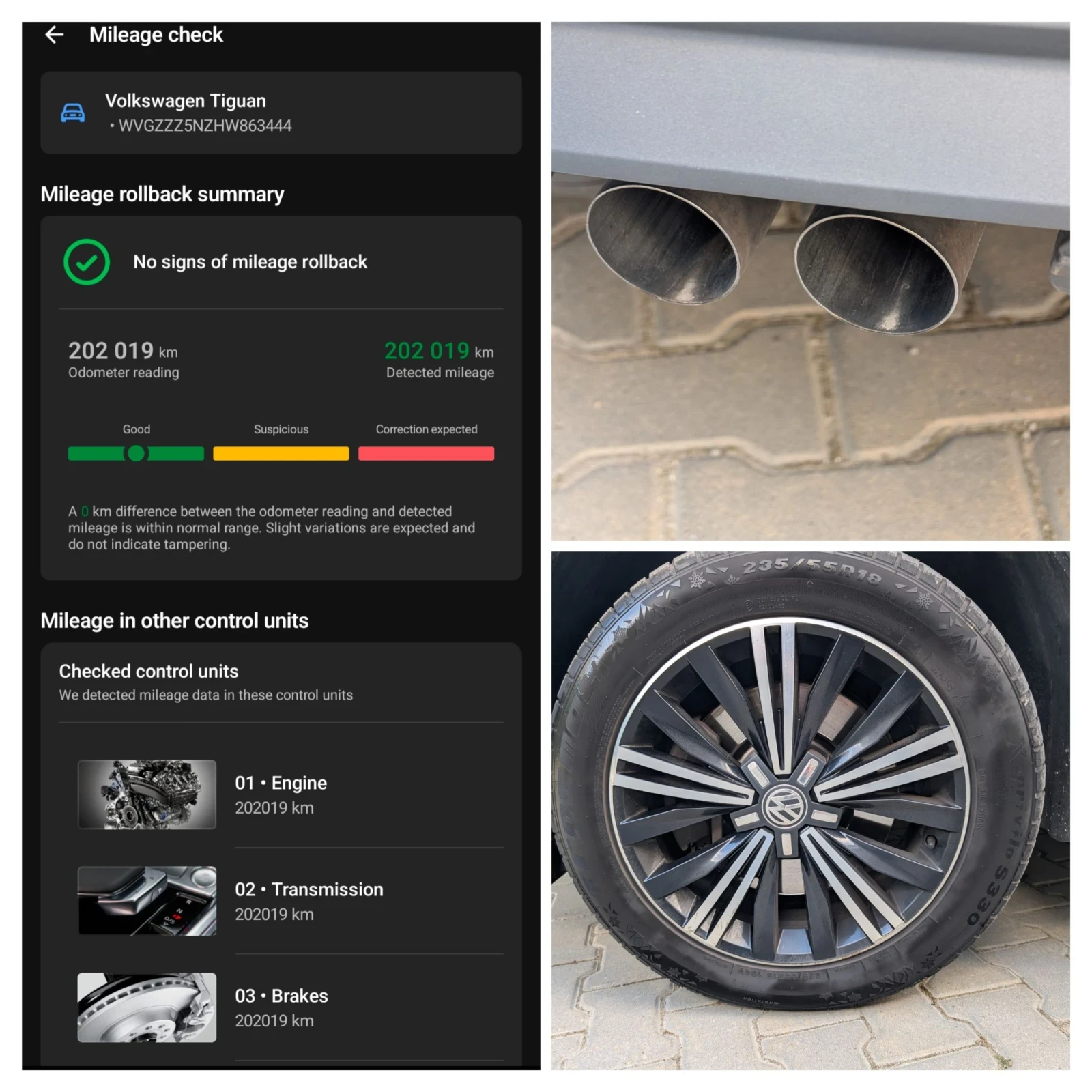 VW Tiguan 2.0TDI 190кс.* 4x4* HeadUp* 360 камери* Обслужен, снимка 17 - Автомобили и джипове - 54518834