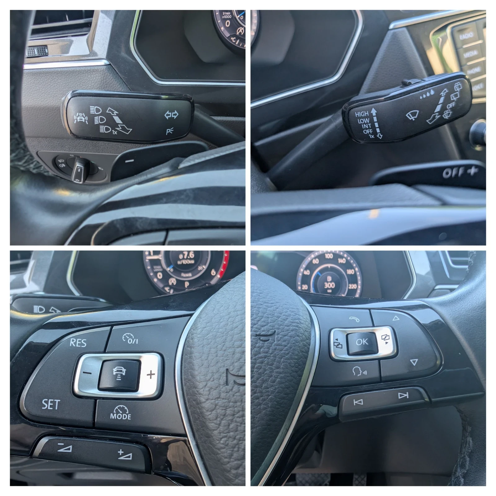 VW Tiguan 2.0TDI 190кс.* 4x4* HeadUp* 360 камери* Обслужен, снимка 15 - Автомобили и джипове - 54518834