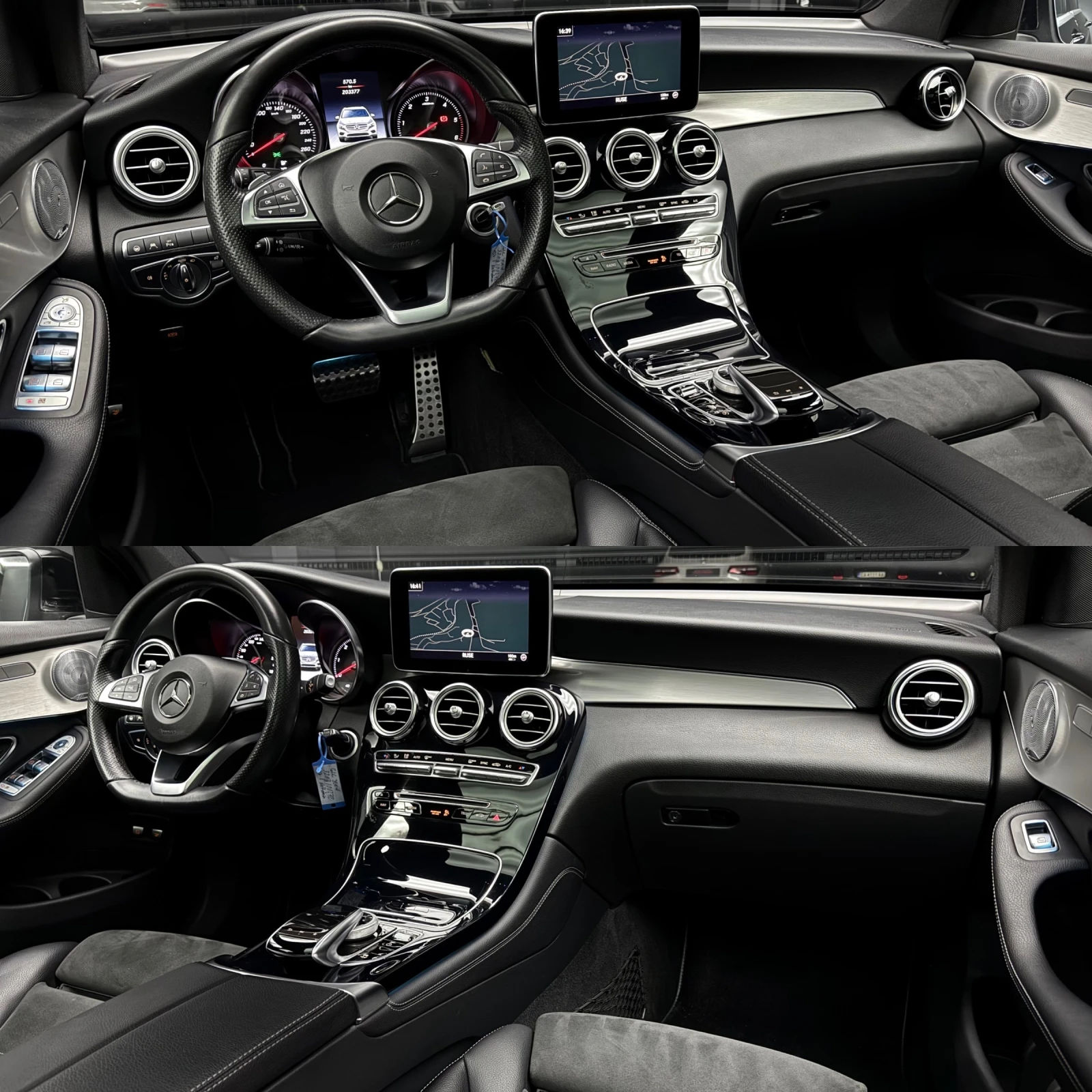 Mercedes-Benz GLC 350 d AMG 9G Distronic Burmester Панорама Печка , снимка 6 - Автомобили и джипове - 54038378