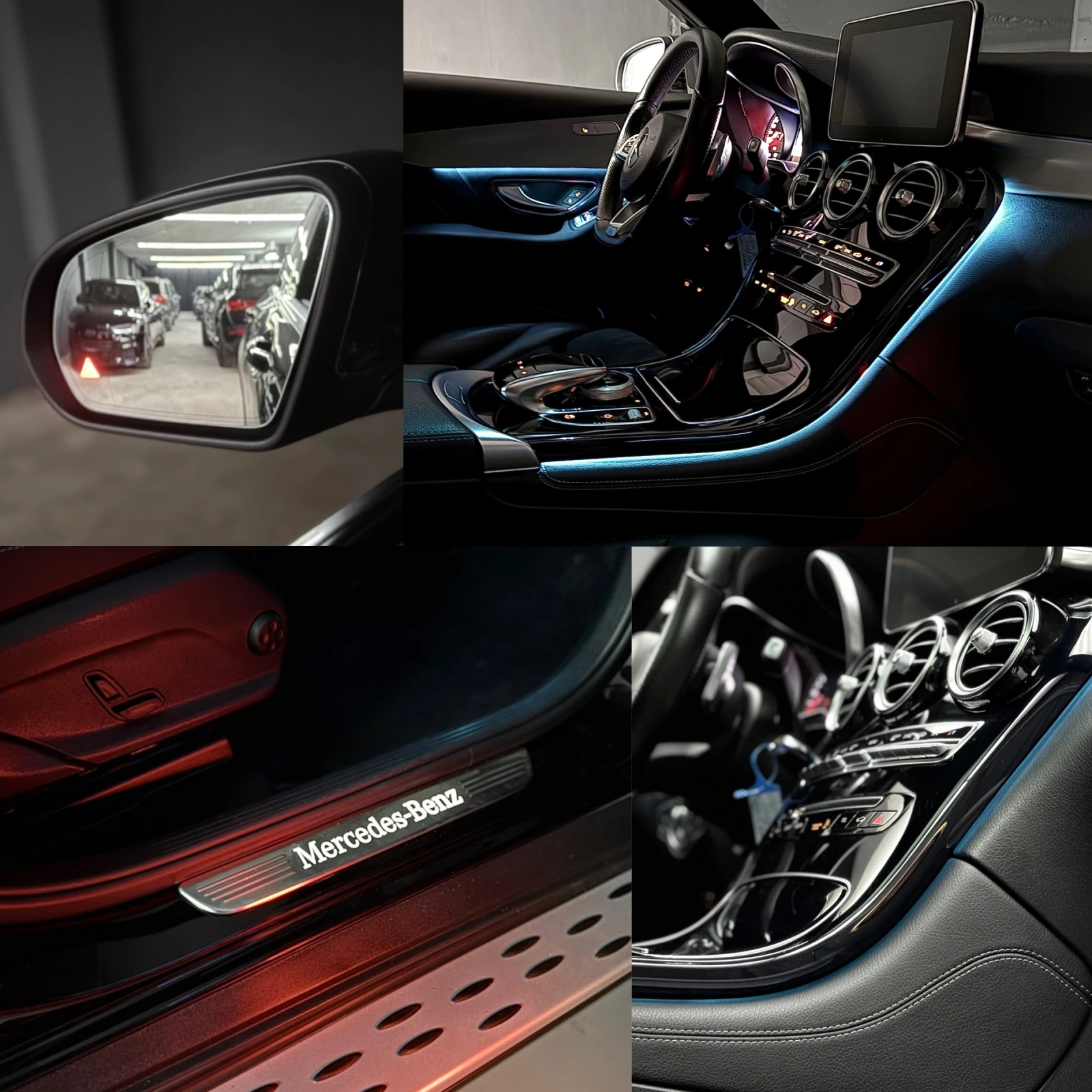 Mercedes-Benz GLC 350 d AMG 9G Distronic Burmester Панорама Печка , снимка 11 - Автомобили и джипове - 54038378