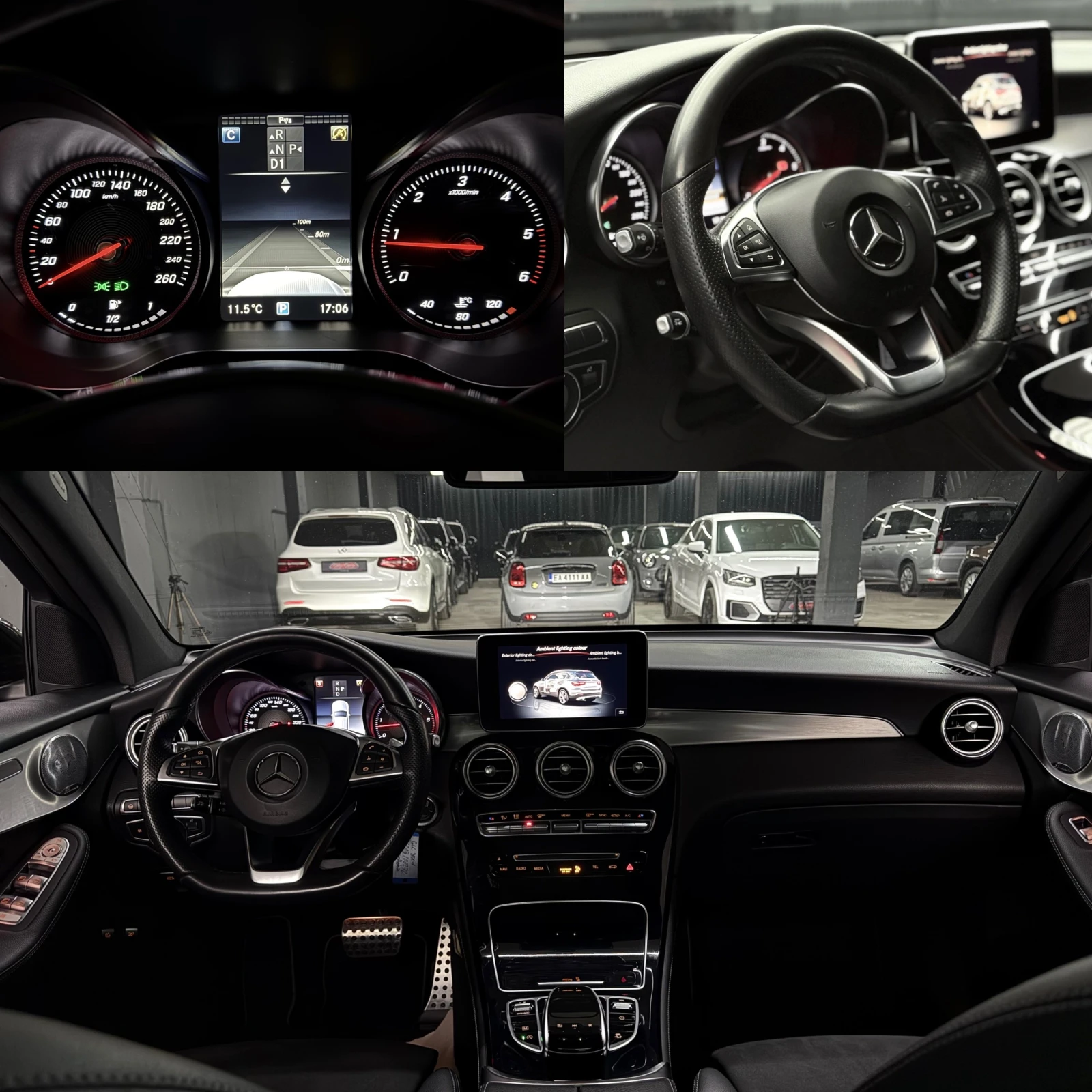 Mercedes-Benz GLC 350 d AMG 9G Distronic Burmester Панорама Печка , снимка 10 - Автомобили и джипове - 54038378