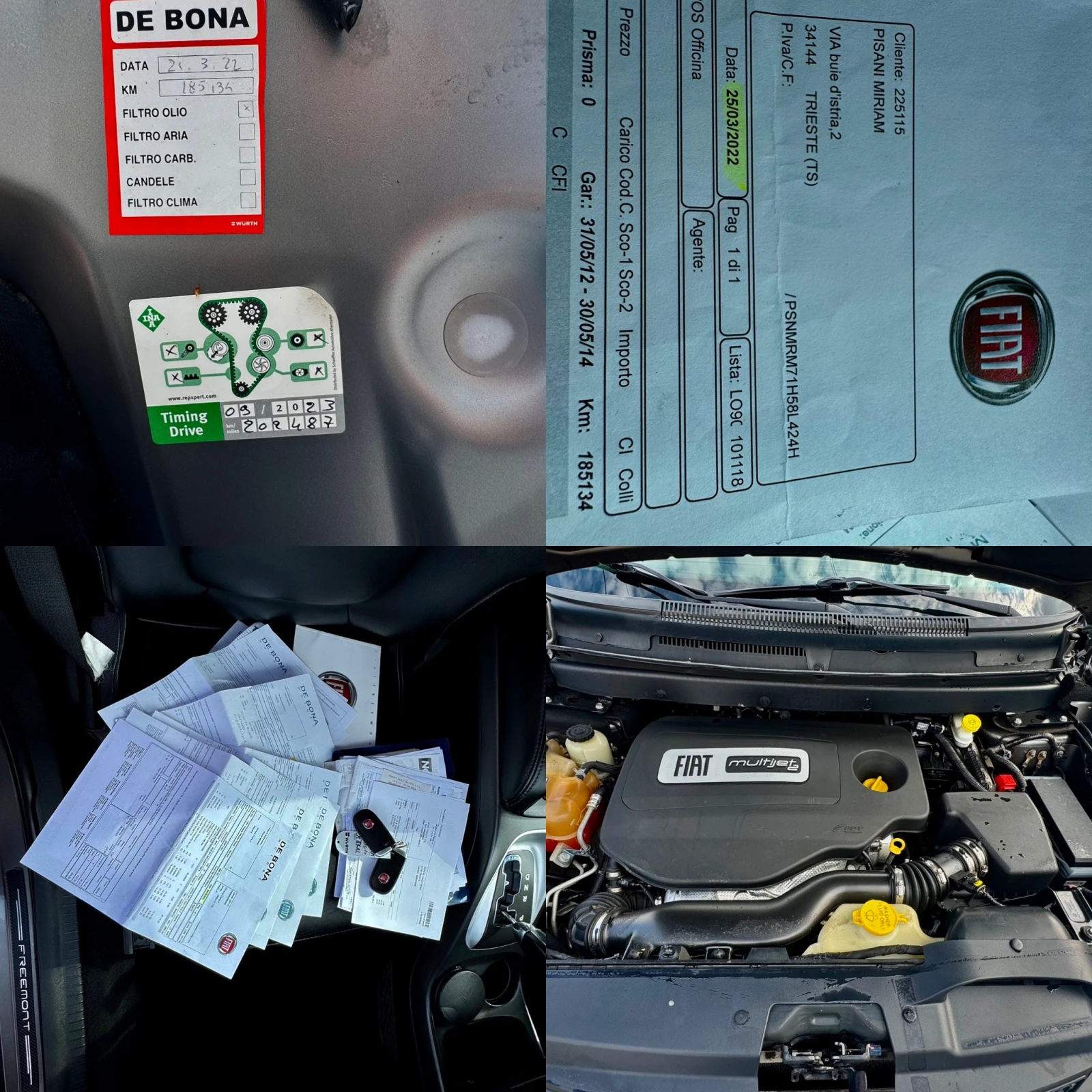 Fiat Freemont 4х4 Автоматик колата е на реални километри със сер, снимка 14 - Автомобили и джипове - 54043936