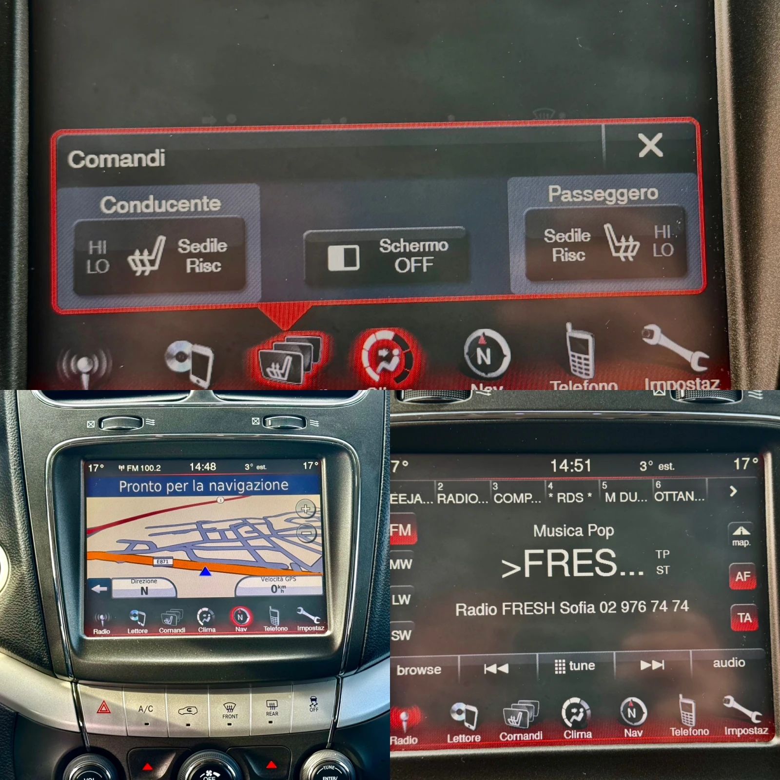 Fiat Freemont 4х4 Автоматик колата е на реални километри със сер, снимка 10 - Автомобили и джипове - 54043936