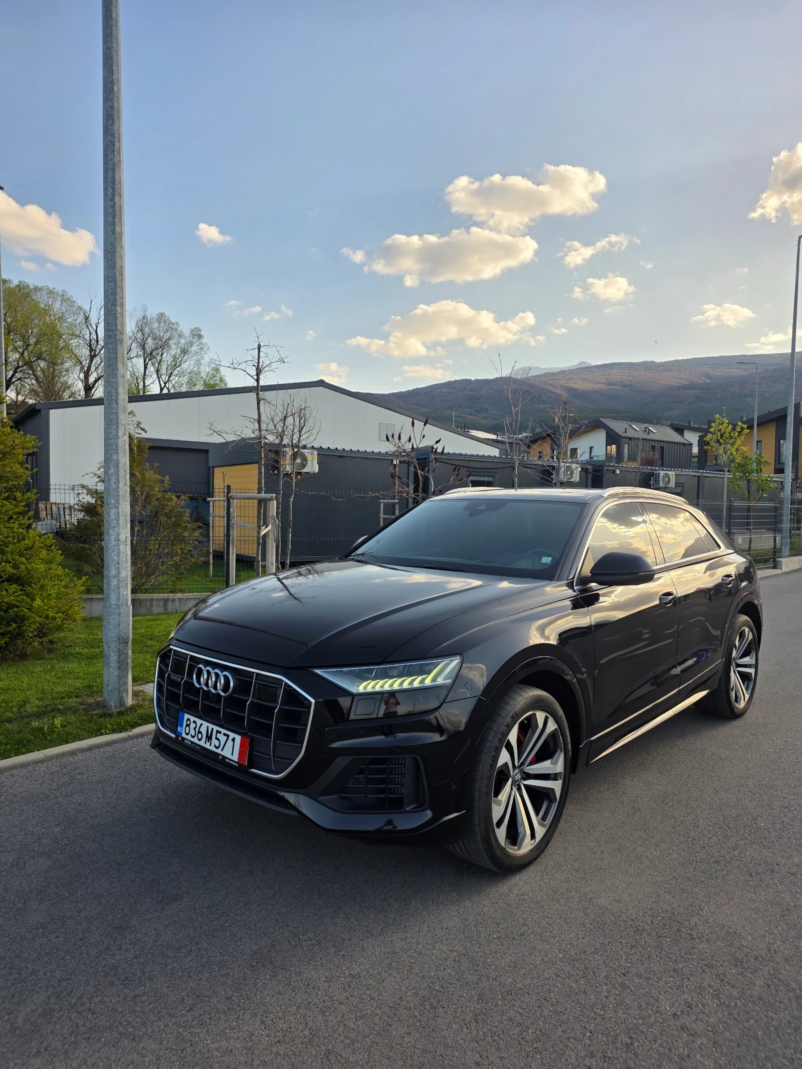 Audi Q8 3.0 mild hybrid масаж, вакуум, хед ъп, matrix, 