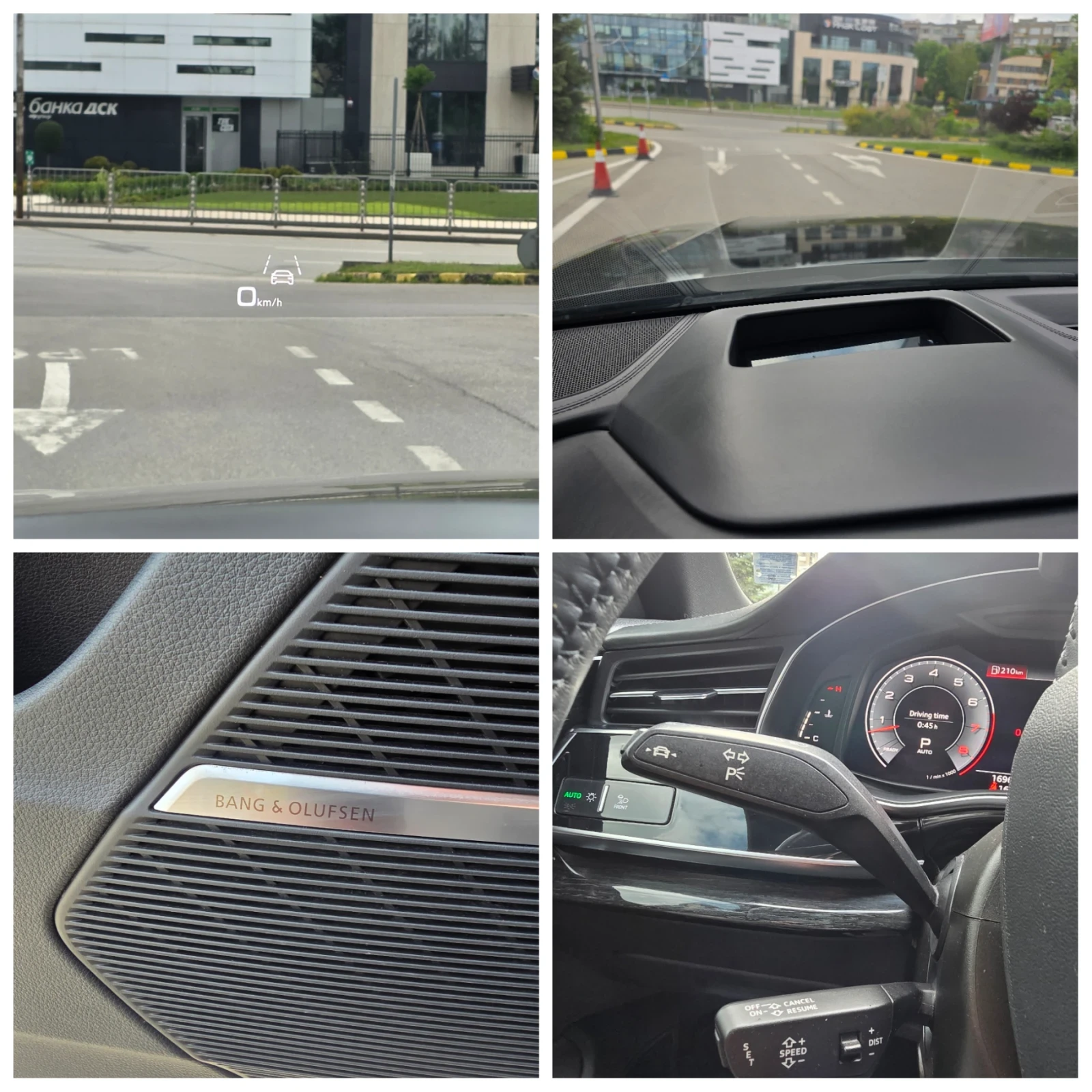 Audi Q8 3.0T вакуум, хед ъп, matrix, обслужена, лизинг, снимка 13 - Автомобили и джипове - 54231566