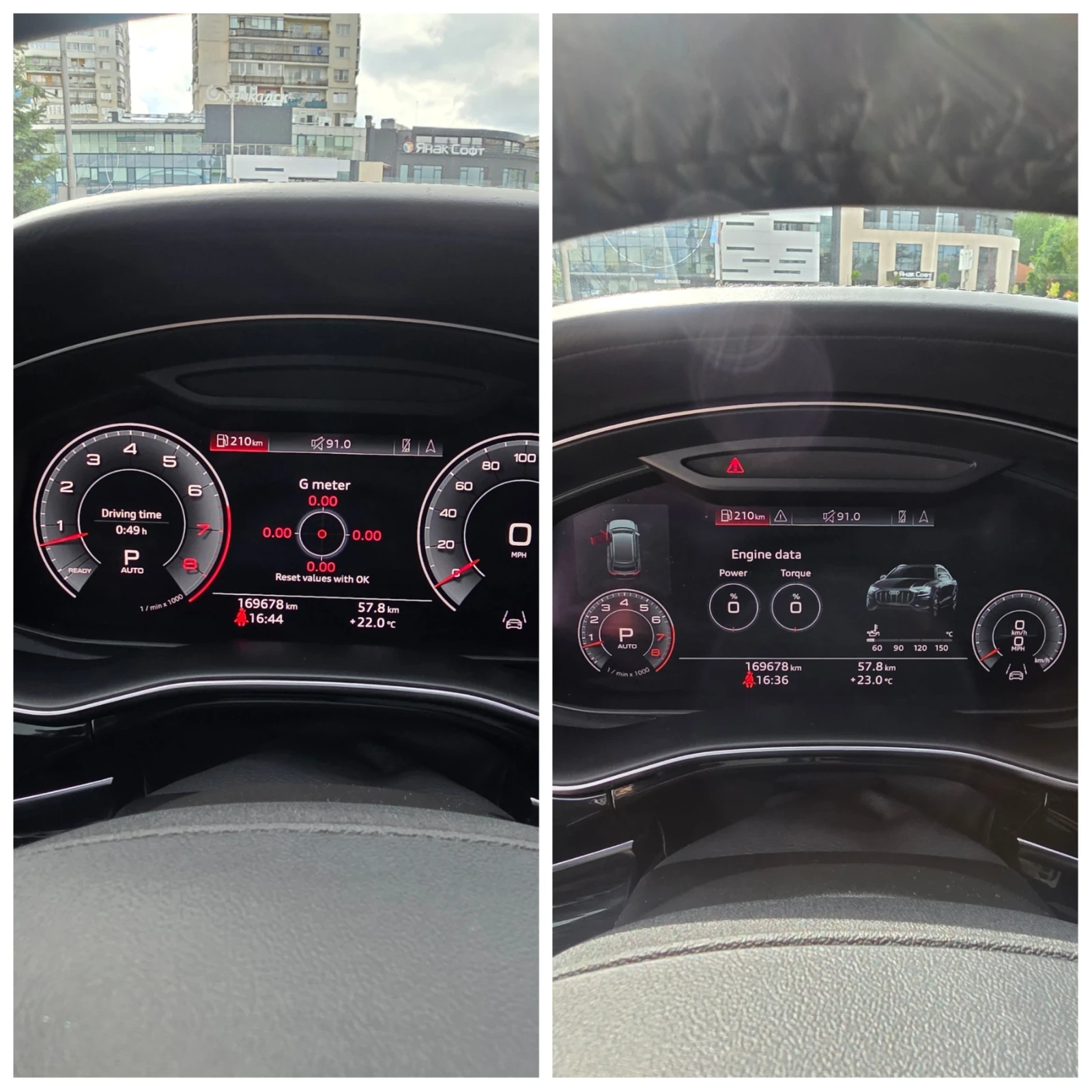 Audi Q8 3.0T вакуум, хед ъп, matrix, обслужена, лизинг, снимка 16 - Автомобили и джипове - 54231566