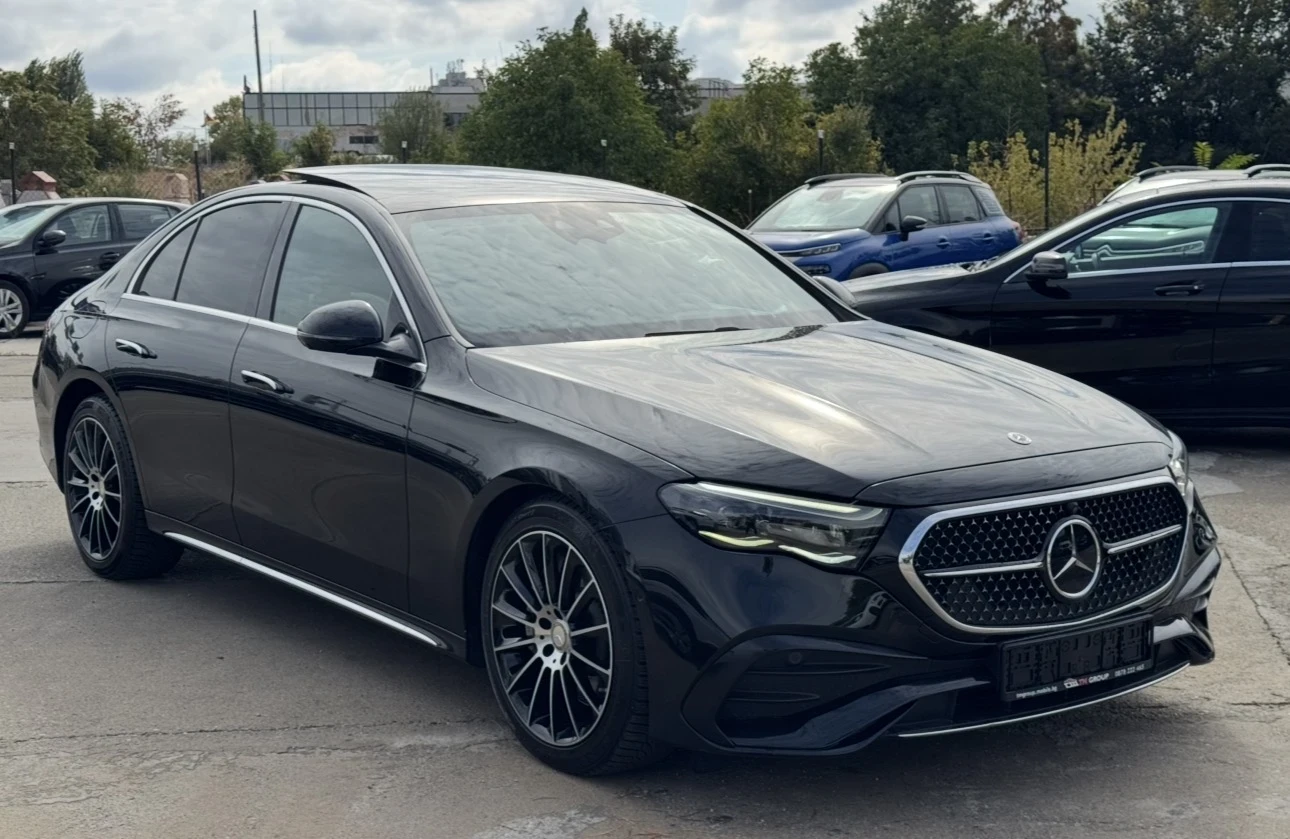 Mercedes-Benz E 220 AMG/MILD HYBRID/PANORAMA/360 КАМЕРИ/ОБДУХВАНЕ, снимка 3 - Автомобили и джипове - 56239604