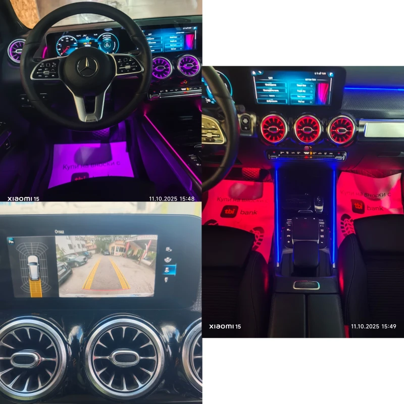Mercedes-Benz GLB AMG, АМБИЕНТ, ДИСТРОНИК, КАМЕРА, ФУЛ! , снимка 9 - Автомобили и джипове - 52021371