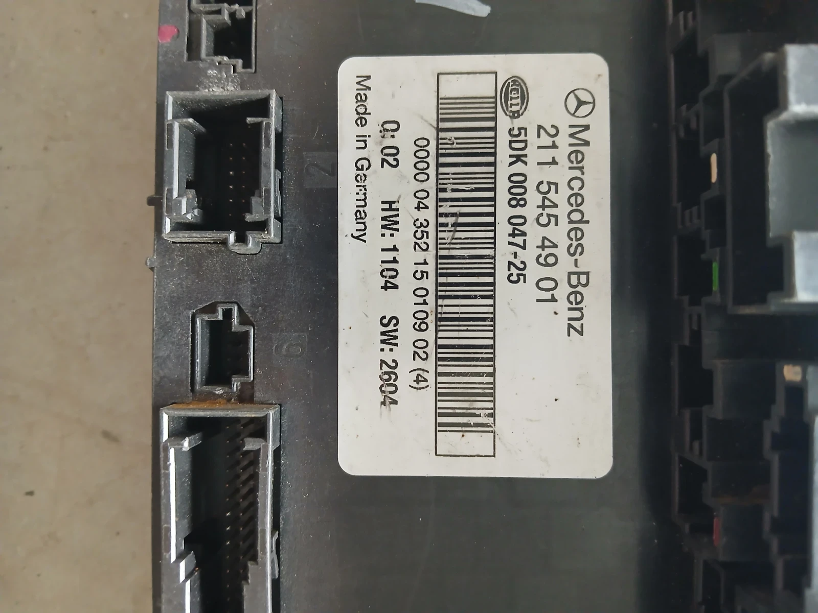 211 545 49 01 SAM модул Mercedes E211 , снимка 2 - Части - 54913568