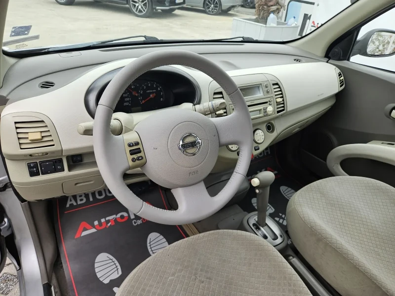 Nissan Micra 1.2i-80кс= АВТОМАТ= ГАЗ= KEYLESS= КЛИМАТРОНИК= 5ВР, снимка 8 - Автомобили и джипове - 51989219