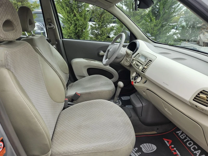 Nissan Micra 1.2i-80кс= АВТОМАТ= ГАЗ= KEYLESS= КЛИМАТРОНИК= 5ВР, снимка 15 - Автомобили и джипове - 51989219