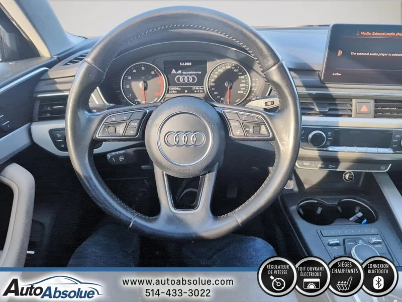 Audi A4 Quattro* Komfort* AWD* АвтоКредит* (ЦЕНА ДО БГ), снимка 12 - Автомобили и джипове - 53403312