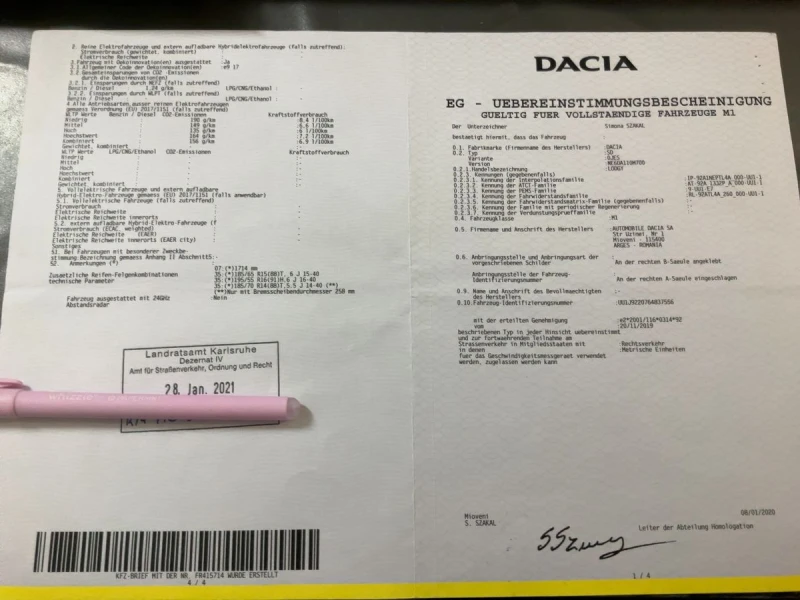 Dacia Lodgy 1, 3 - НАЛИЧЕН, снимка 10 - Автомобили и джипове - 52457936