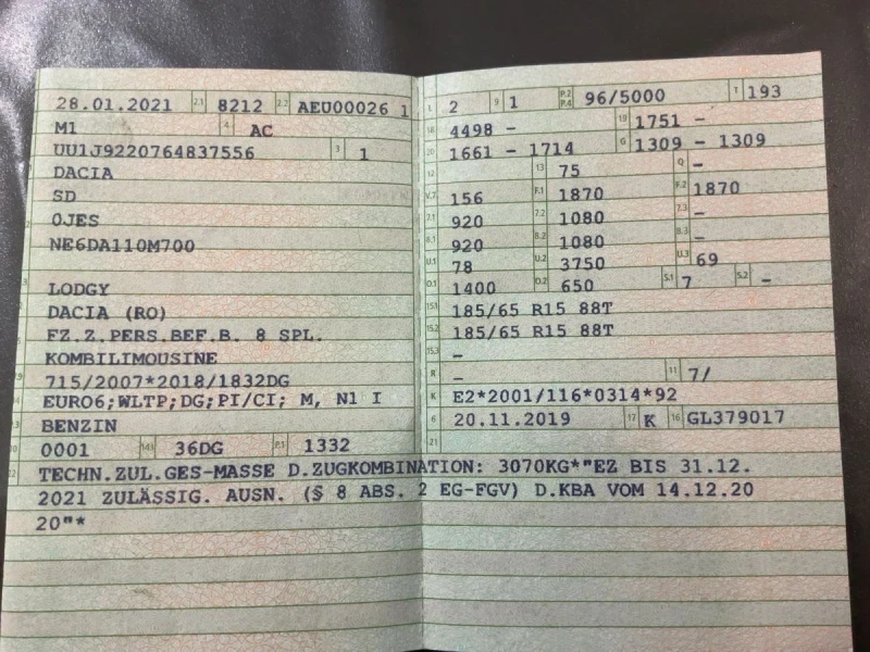 Dacia Lodgy 1, 3 - НАЛИЧЕН, снимка 9 - Автомобили и джипове - 52457936